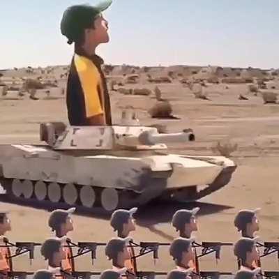 Pakistanlı çocuk ordu oluyor