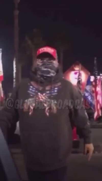 Trump supporters get physical in public parking lot