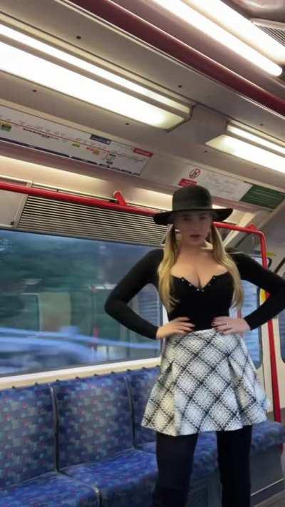 I wanna fuck Bethany Lily April in a crowded train
