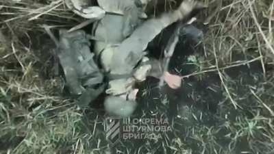 Russian soldier commits suicide after being hit by a drone-dropped grenade