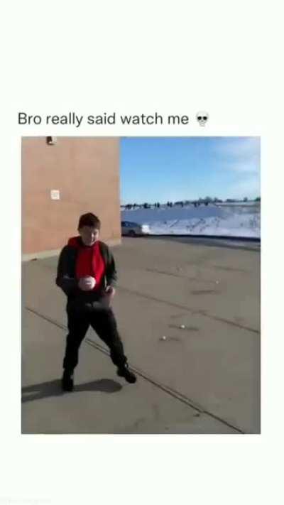 Bro really said watch me 💀