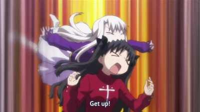 Tsundere came in and she caught me red-handed [Carnival Phantasm]