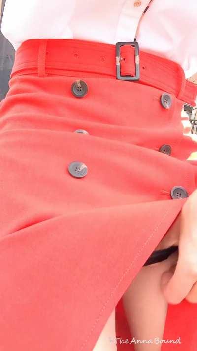 Made it to my lunch break, but then the panties just had to come off 😅