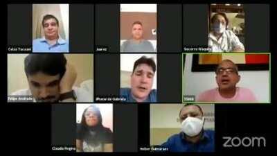 Harmoniosa reunião de vereadores