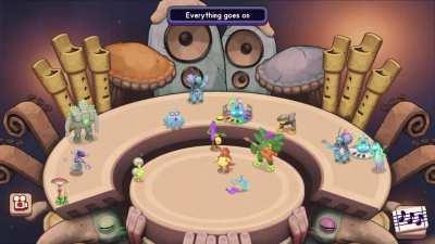 Everything goes on but in My Singing Monsters