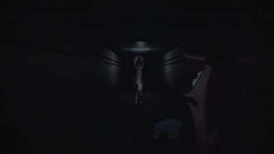 He's just standing there... MENACINGLY