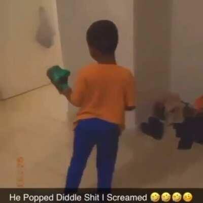 Lil niggas getting ready for the UFC