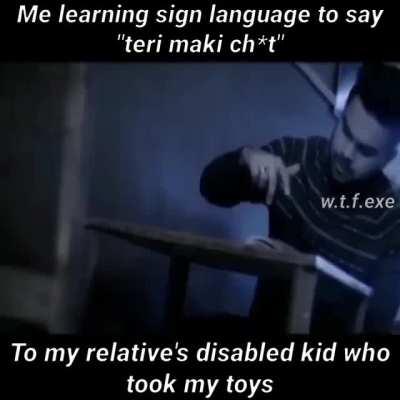 How do you write a title in sign language