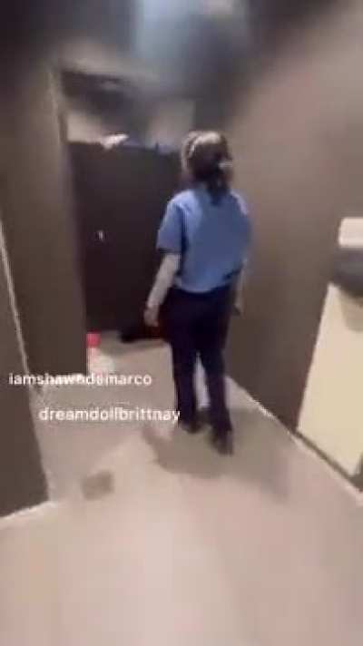 Couple gets caught banging at McDonald's bathroom.