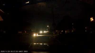 Drunk Driver Between Us. Following my son home and a pick up between us left a lot of beer cans rolling around the road.