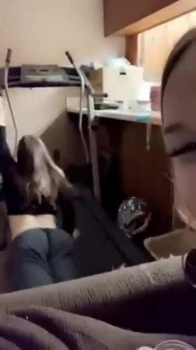 just sittin there filmin'