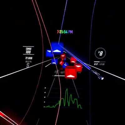 I kept choking the end tunnel stream