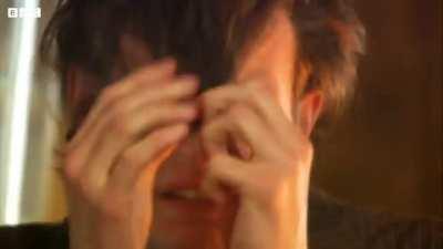 tenth doctor regeneration but a bit goofier