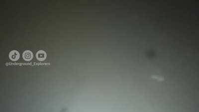 Caver misses air pocket and freaksout.