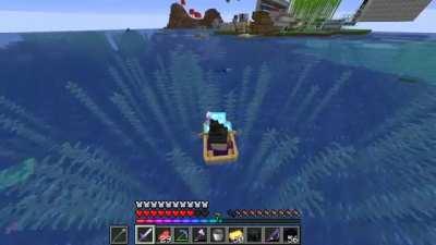 I used a witch to make an armed boat