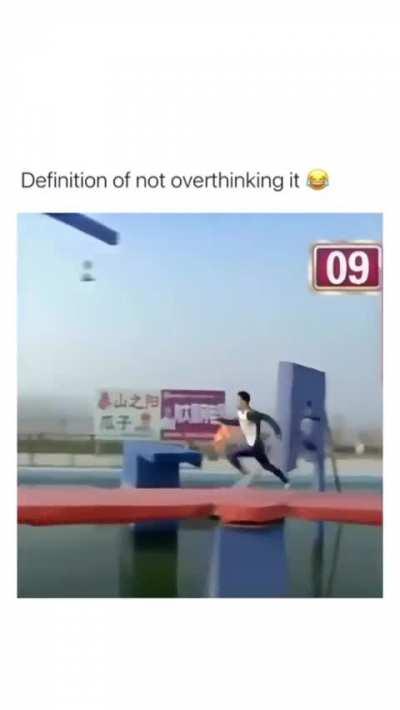Definition of not overthinking it
