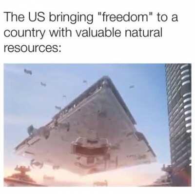Here comes the freedom