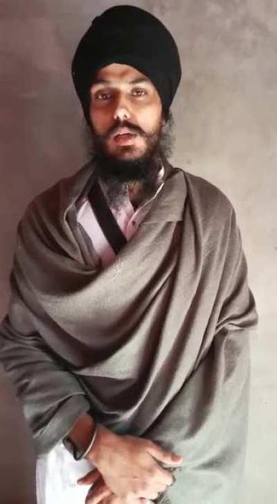 Circulating video around Bhai Amritpal Singh