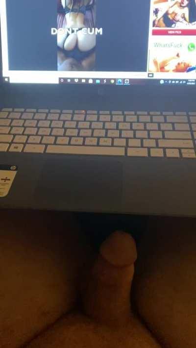 [M] Poor guy never laid a finger on his dick and still couldn't make it to the end.