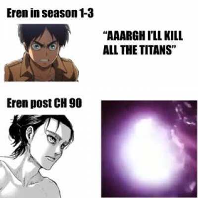 Eren's motivations before vs after