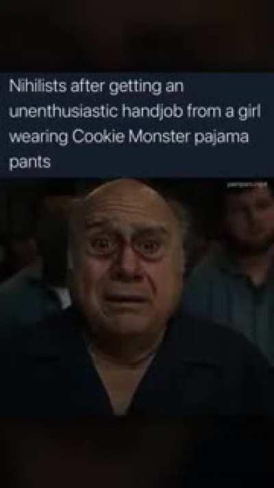 Gosh I want to be a nihilist 👉👈