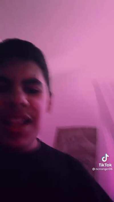 Did he get flashbanged or something