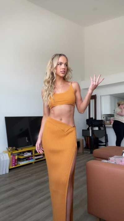 Stunning in Skirt & Crop Top