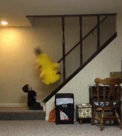 I won a giant Pikachu this weekend.