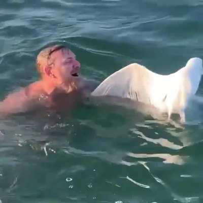 One hero has outsmarted the drones.