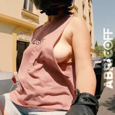 Ride only with an AbricOFF t-shirt