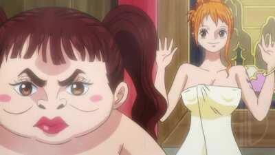 Uncensored Nami Wano Towel Drop