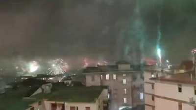 In Naples, Italy, the mayor cited COVID to announce a ban on fireworks for a second straight New Year’s Eve. This was the response from citizens.