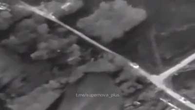 Work of just one ukrainian MLRS