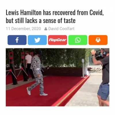 Is he wearing a camo test livery? [Ig@flopgearnews]