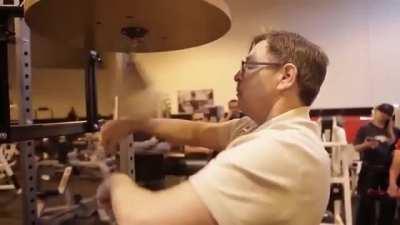 His speed at the end