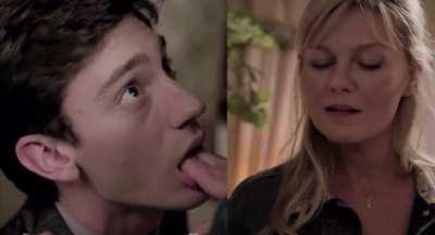 You married the girl your twin Kirsten Dunst bullied & brought her home. She handcuffed your wife, pulled your pants & pushed your head down on your new marital bed. (read caption)