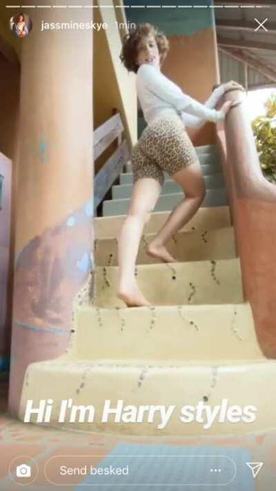 She’s on fire today