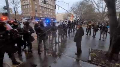 Police betray the Proud Boys, so they respond by walking on the American 