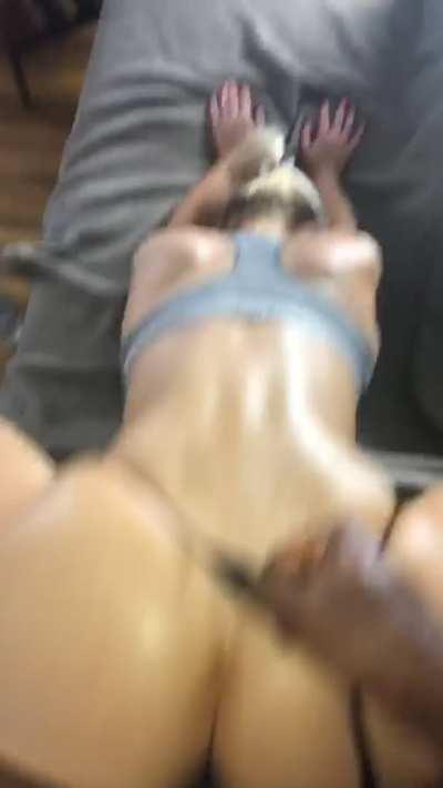 Hitting it from the back