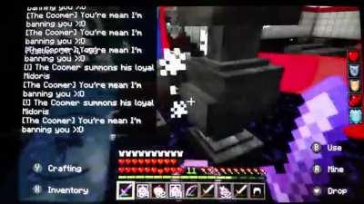 Progress report for The Coomer; Added two close range attacks, and optimized Zombies to prevent it from being a lag machine. Boss' stats are also changed, and is currently being tested with Crystal PvP.