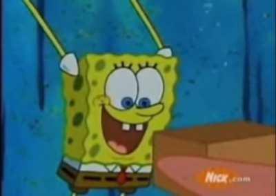 SpongeBob’s suprise.