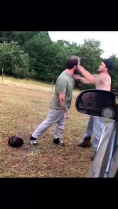 Ngl Big Bra Had Me At First When He Slammed His Head On The Car..... Then The Tables Turned LMAOOOO