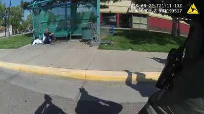 Homeless man shot by police