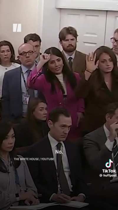 Press Secretary checks if anyone has questions