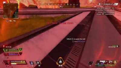 Round 3 ring and no heals, had a great idea from a clip I saw a few months back.