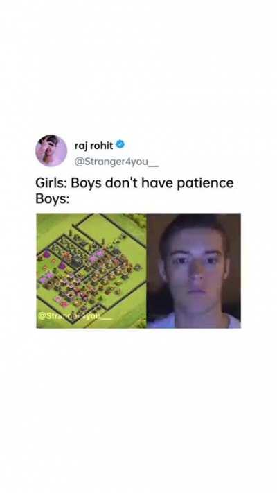 If this ain't patience, idk what is