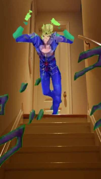 Polnareff vs Stairs