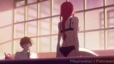 Makima gives Denji a 