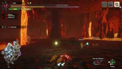 Behold, the strongest monster in the series so far...