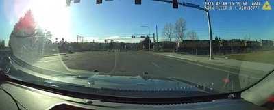 They fled the scene of an earlier crime the cop was on the way to check out